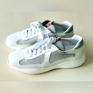 New Prada Americas Cup Sneakers, 39 1/2 (9.5)